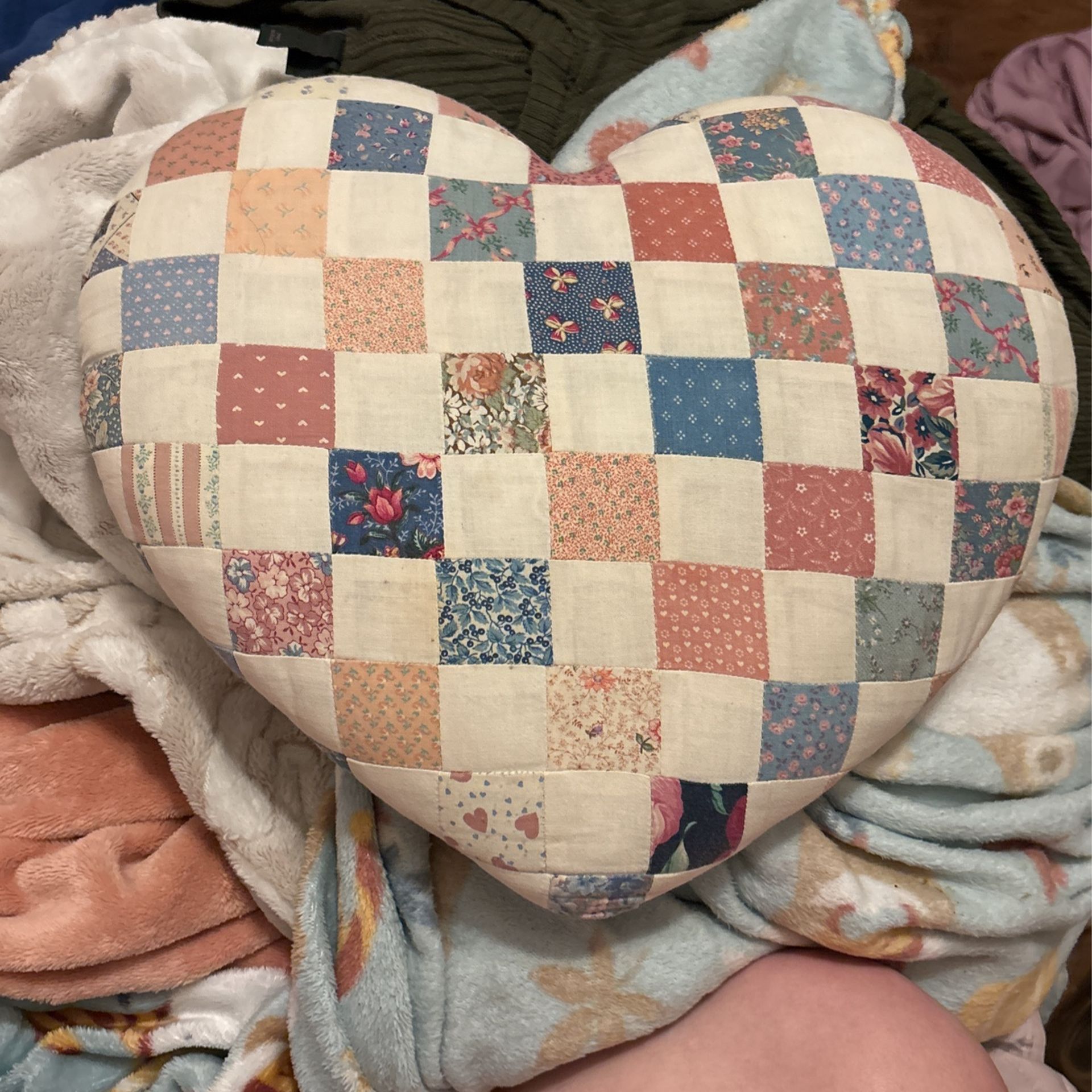 Vintage Heart Pillow