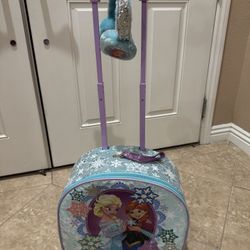 Disney Frozen Anna and Elsa Rolling Luggage