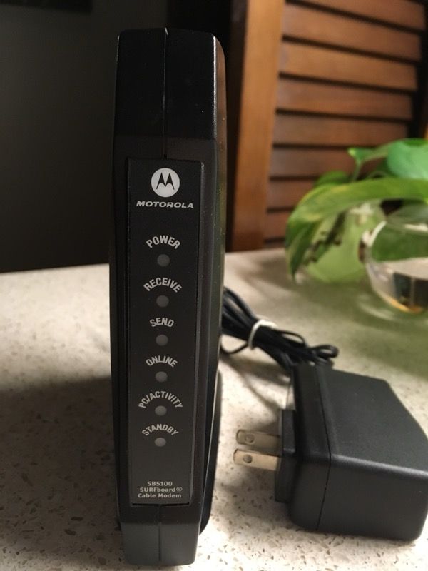 Motorola SB5100 Surfboard cable modem!