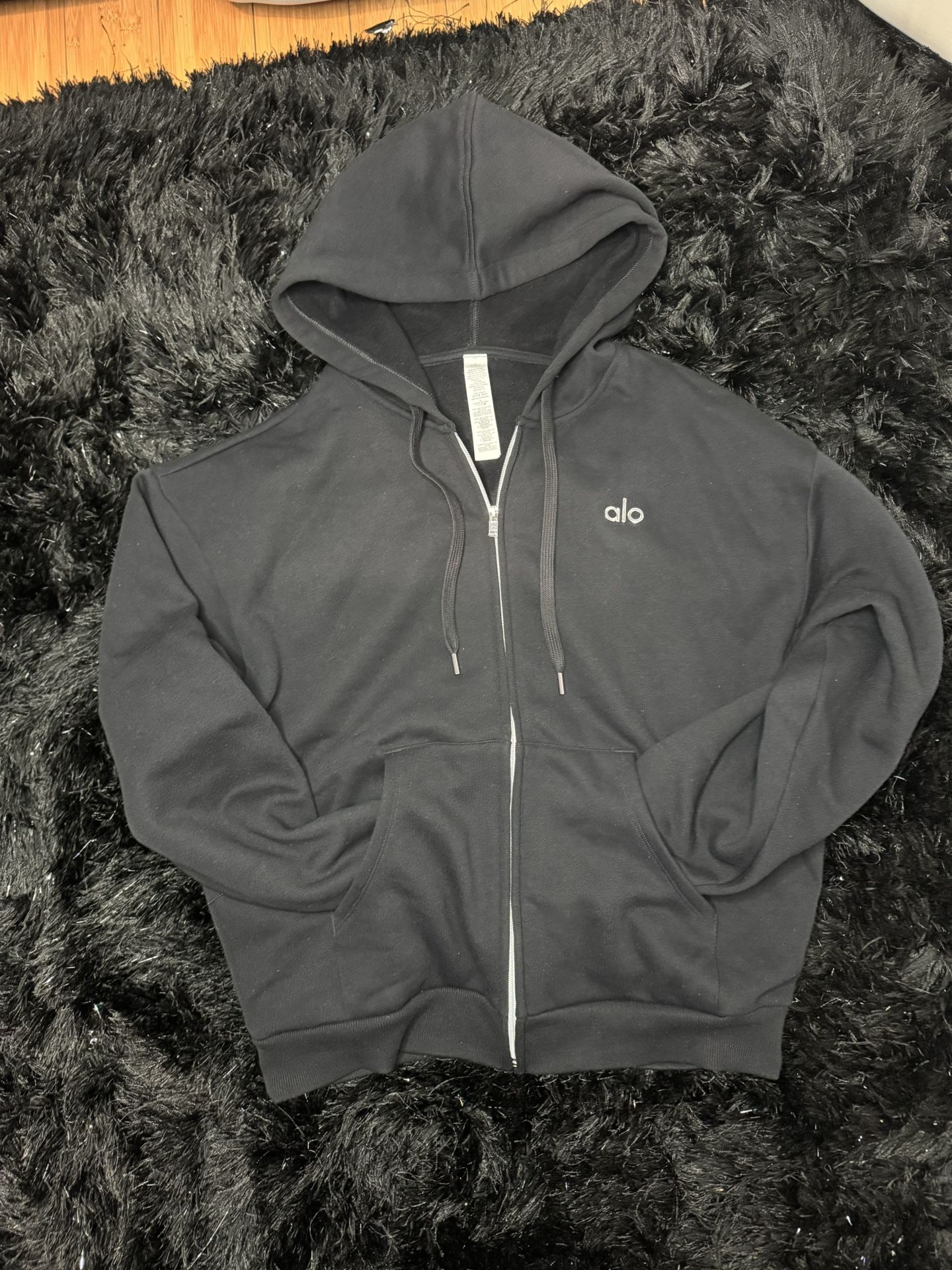 Accolade Full Zip Hoodie - black men’s size Small