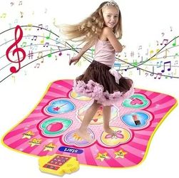 NEW IN BOX Music Toy Play Mat Dance Mat Toys Dance Pad Pink Musical Kids Dancing Blanket