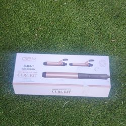 Hair Curlier Iron ( 3 attatchments)