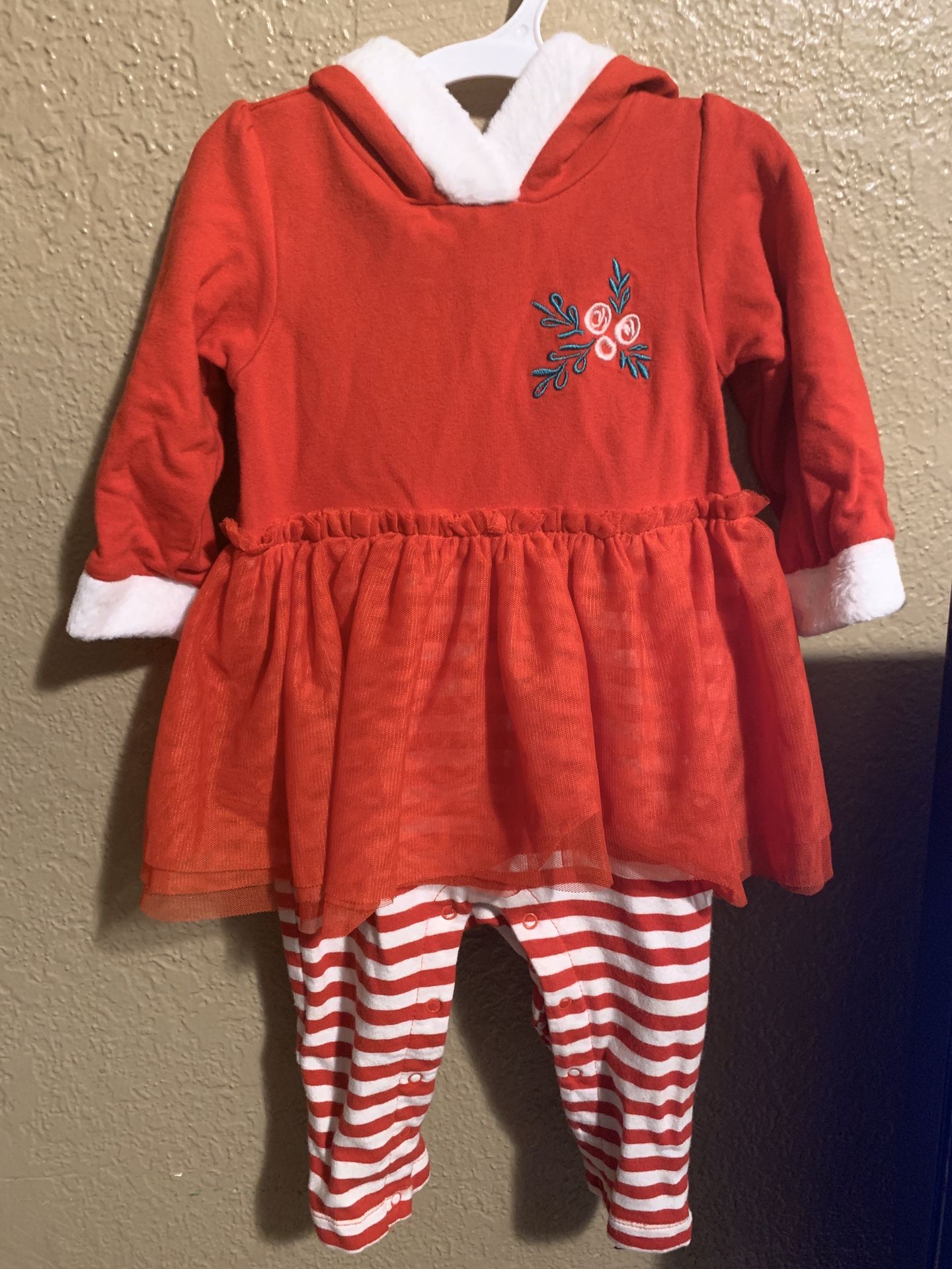 6/9m baby girl xmas outfit
