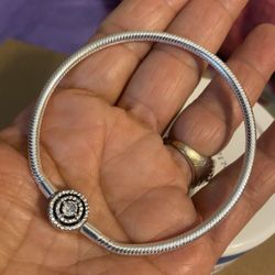 925 sterling Silver Pandora bracelet