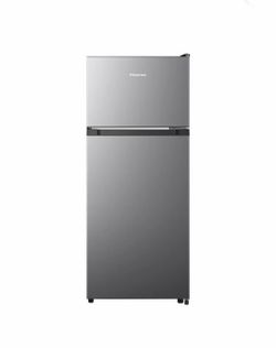 4.4 cu. ft Stainless Steel Look Compact Top Mount Refrigerator
