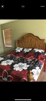 King bed frame no mattress