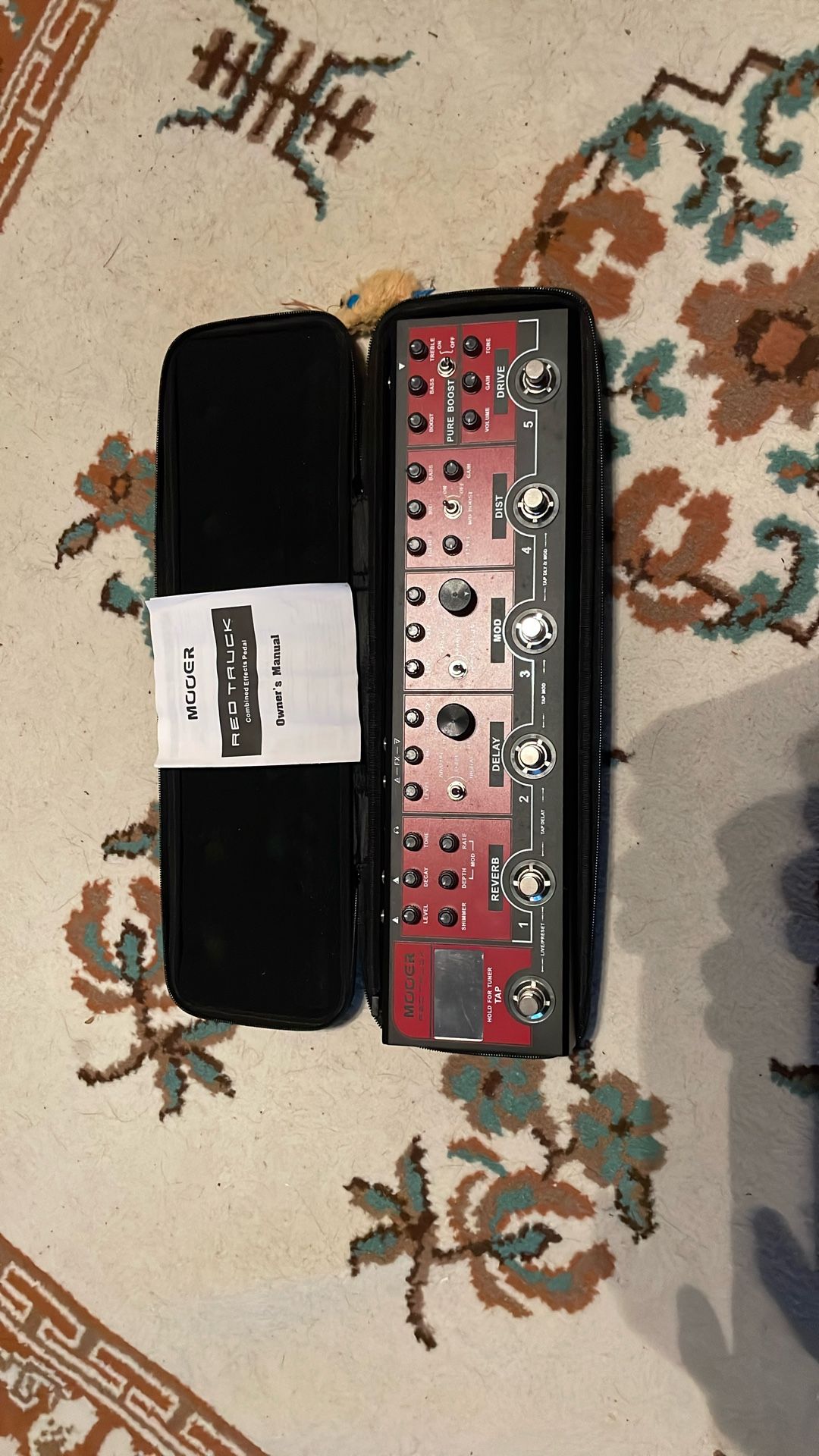 Mooer Red Truck Multi Effects Guitar Pedal