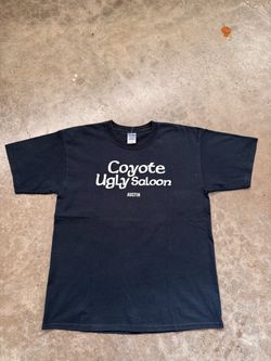 Vintage Y2K Coyote Ugly Saloon Austin Texas Black T-Shirt Large