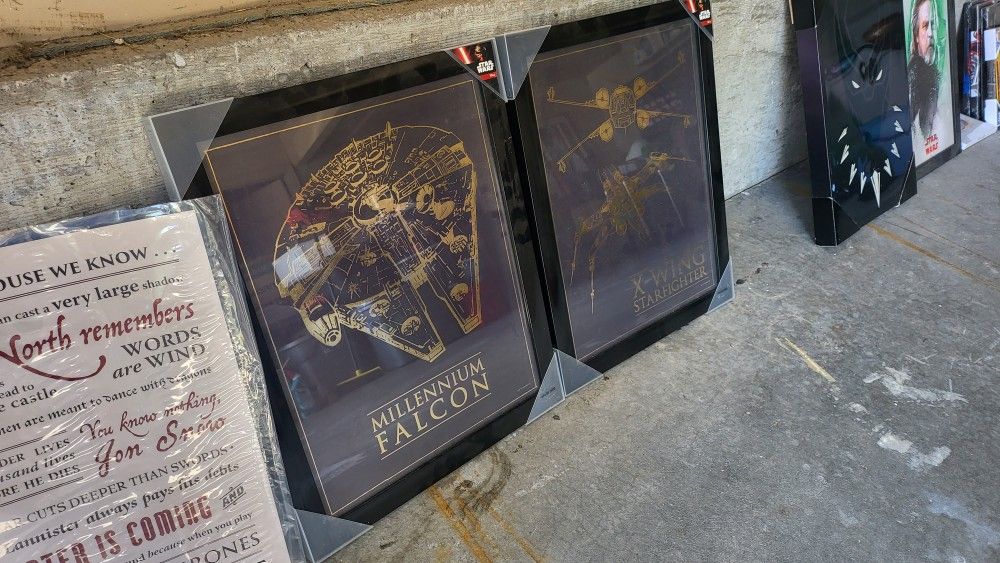 Star Wars Memorabilia - Picture Frames, Metal Lightsaber From Ultrasabers Etc