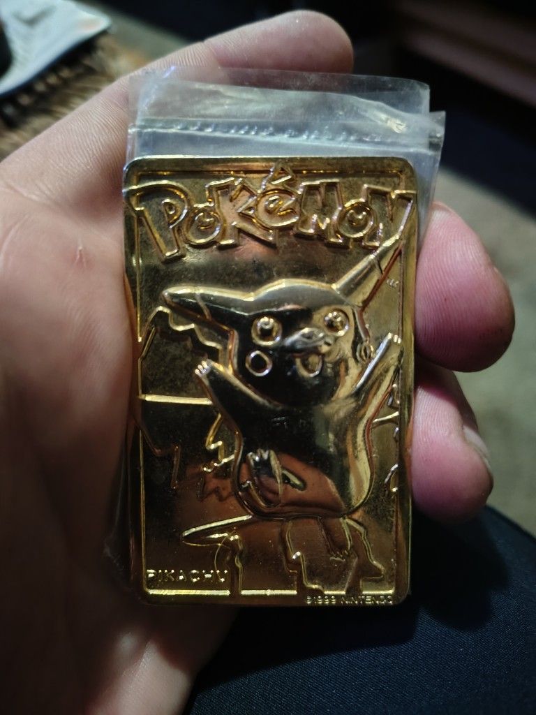 14k Gold Pikachu Novelty Vard