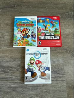 Super Mario Nintendo Wii Games Bundle