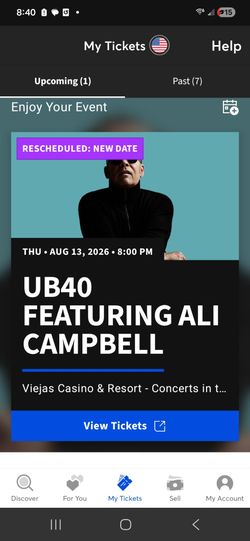Ub40 tickets