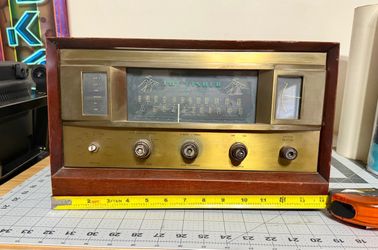 🔊Vintage 1950s The Fisher Model 500 Receiver Mono Amplifier Tube Works/Repair