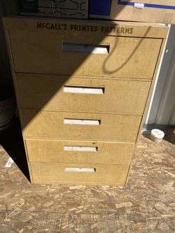 Heavy Duty Sewing Pattern Cabinets $50 OBO