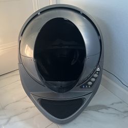 Whisker Litter-Robot 3 Connect - WiFi Enabled Automatic Self-Cleaning Cat Litter Box, Gray