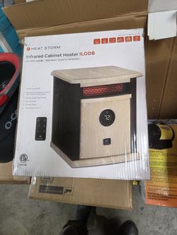 HEAT STORM
1500-Watt Logan Deluxe Portable Electric Convection/Radiant Infrared Compact Space Heater in Tan