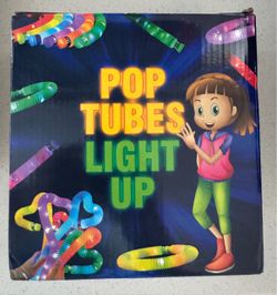 New 24 Pcs Light Up Glow Sticks LED Pop Tubes for Kids 4-8(cash & pick up only)