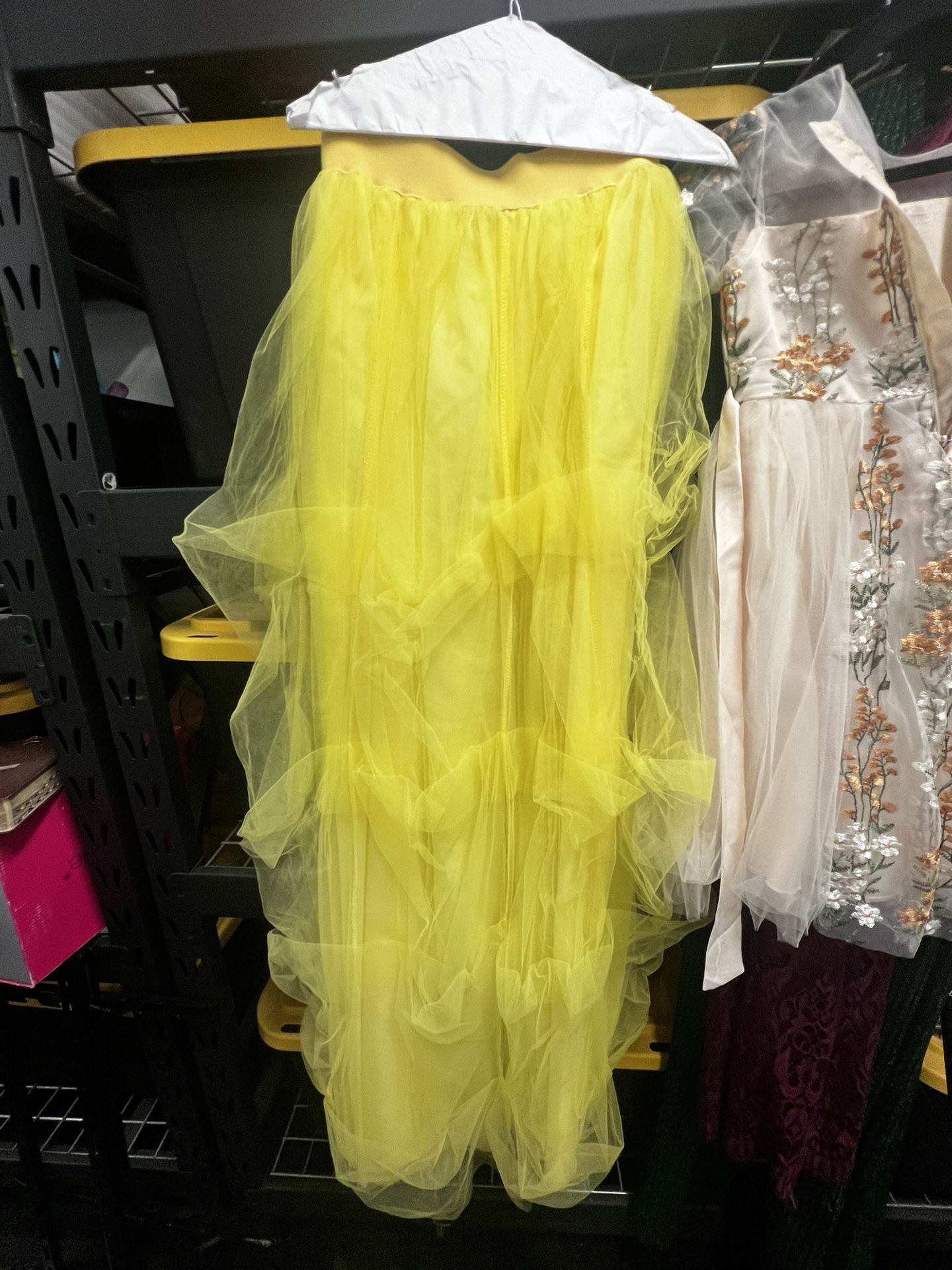 Yellow Tulle Skirt 