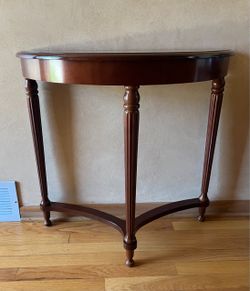 30" Vintage Bombay Wood Side Table