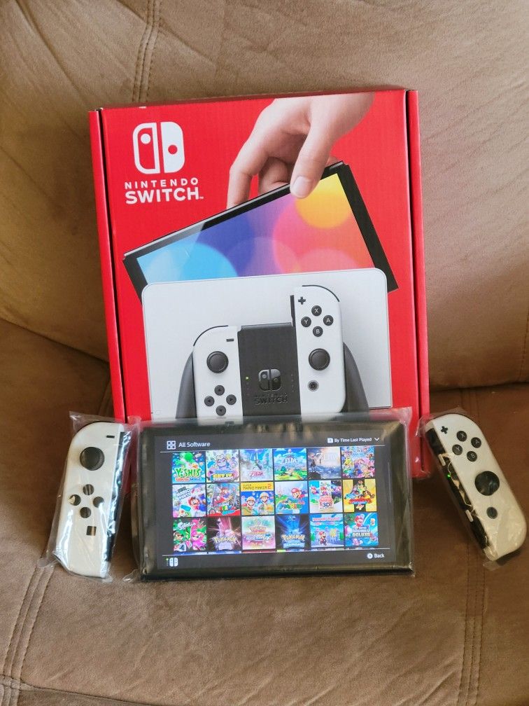 NINTENDO SWITCH OLED MOD (NEW) WITH GAMES