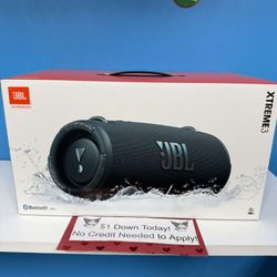 New - JBL EXTREME 3-Bluetooth Speaker - Payments Available - Pay $1 Down To take It home