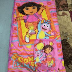 Dora The Explorer Kids Sleeping/Camping Bag