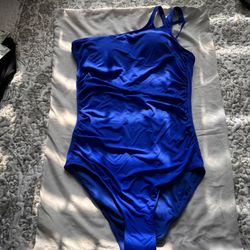Blue One Piece Bathing Suit