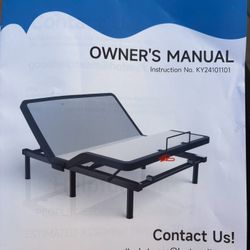 Adjustable Bed Frame Twin XL Size with Remote & Massage - Syncable Electric Beds Bases