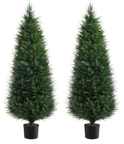 6ft Artificial Pine Trees 2Pcs