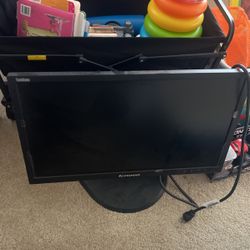 Lenovo Monitor Desktop Monitor With Height And Directional Adjust 