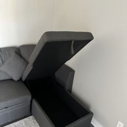 Couch, Bed And Storage 