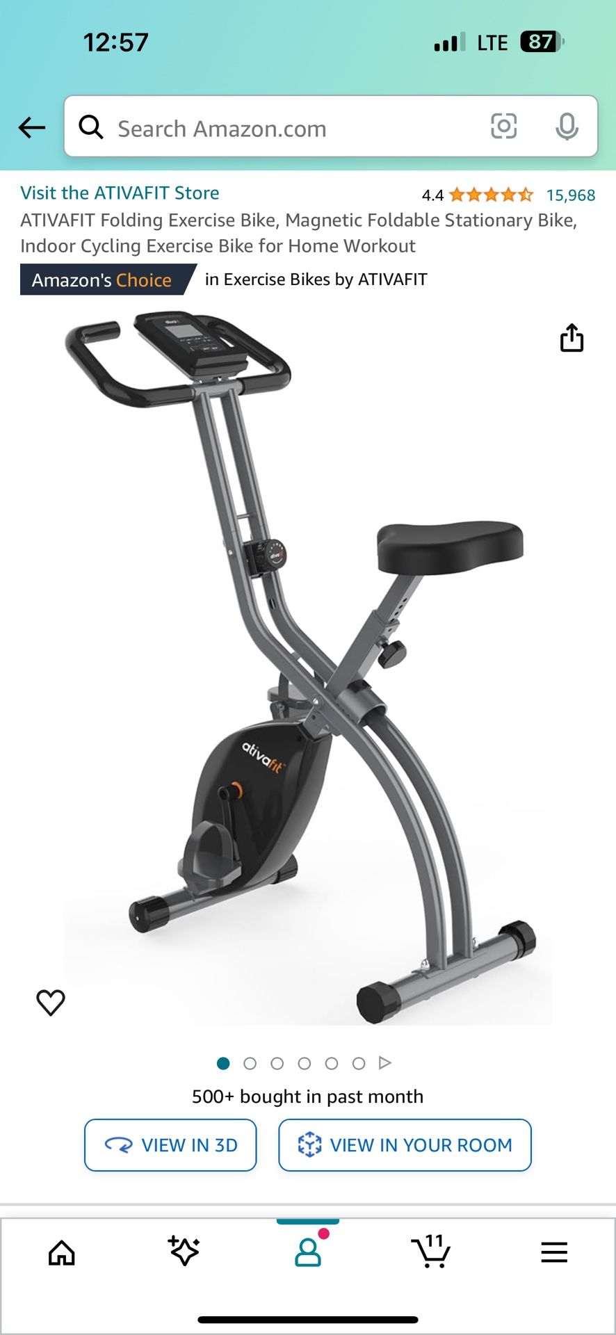 Folding Exercise Bike