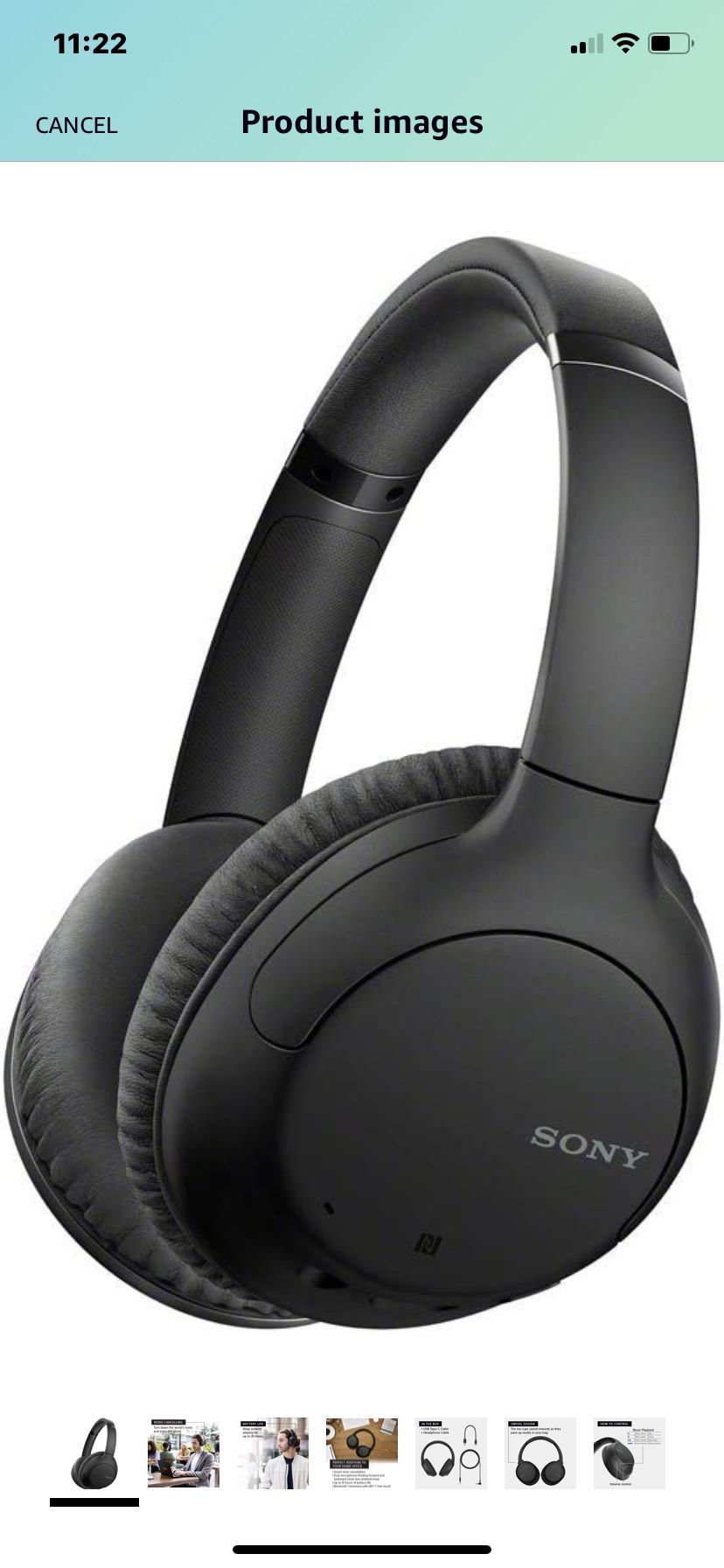 Sony Wireless Noise Cancelling Headphones