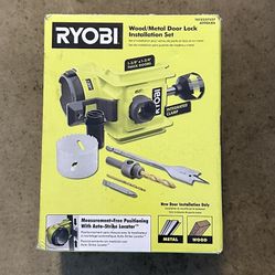 RYOBI Wood/Metal Door Lock Installation Kit 