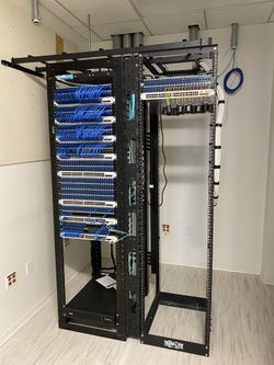 Cat 6 / Cat 6a Networking rack