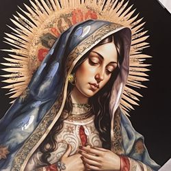 Painting Of The Virgin Mary 