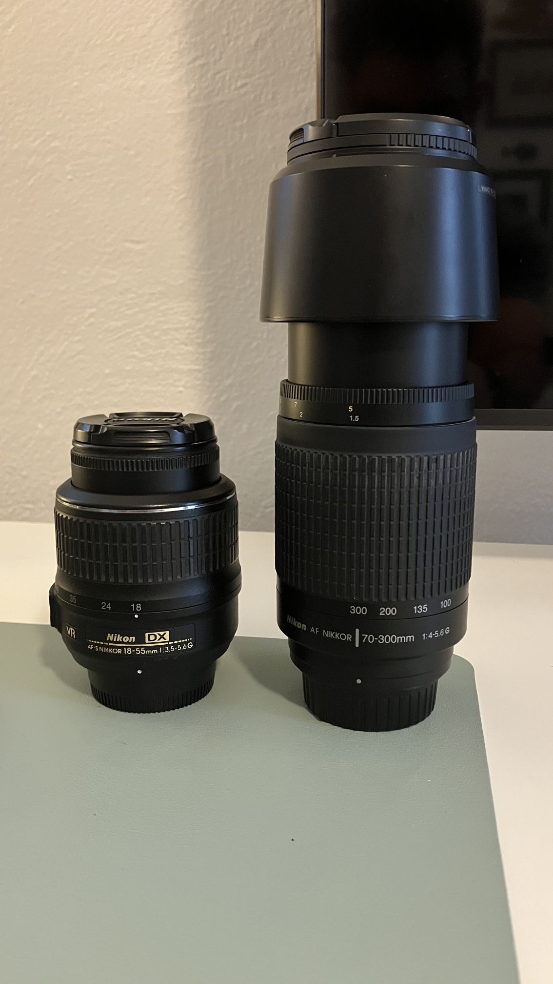 Pair of Nikon Lenses