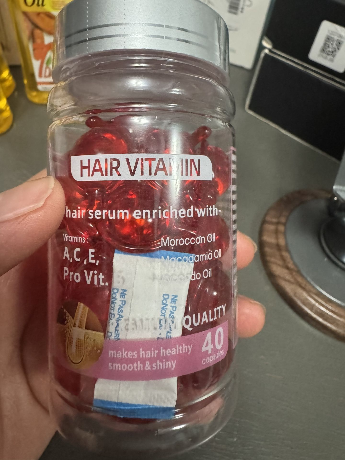 Gotitas De Aceite Para El Cabello