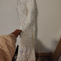 It's a White Sparkly Dress