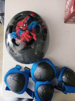 Spider Man Helmet And Pads
