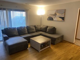 Sectional sofa set by Ashly - used in a good condition with coffee table