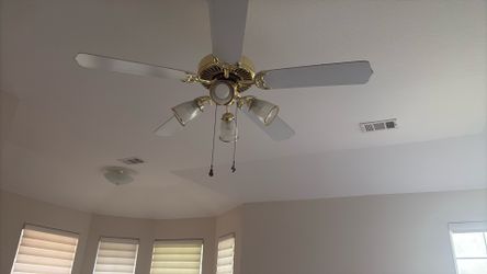 Original brass fan