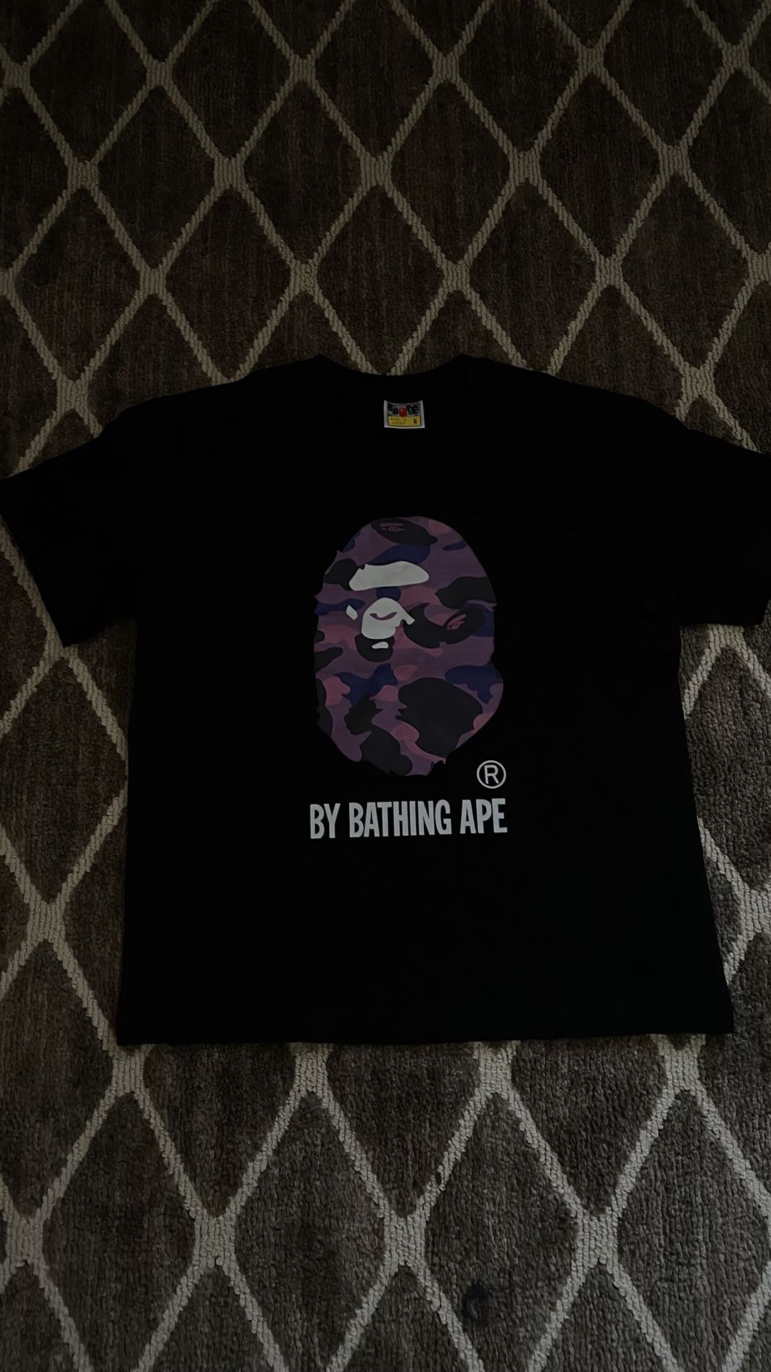 Bape Black/purple Camo T-shirt
