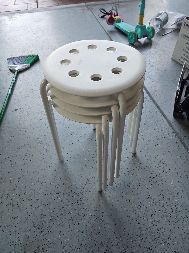 Ikea Stool, Chair, Set Of 4