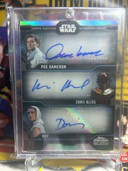 Topps Chrome Black 2024 Triple Auto 1/5.