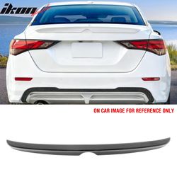 Fits 2020-2025 Nissan Sentra Sedan SR Style Gloss Black Rear Trunk Spoiler Wing ABS