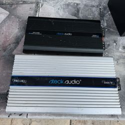 5k Mono And 2k 4 Channel Full Range Amps 