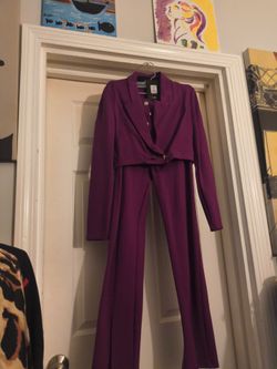 Purple 2/PC Dress Suit