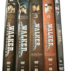 Texas Ranger Seasons 1, 2, 3 & 4 COMPLETE box set + Season 7 DVD