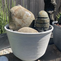 26” Custom Natural Rock Dual Water Fountains ⛲️